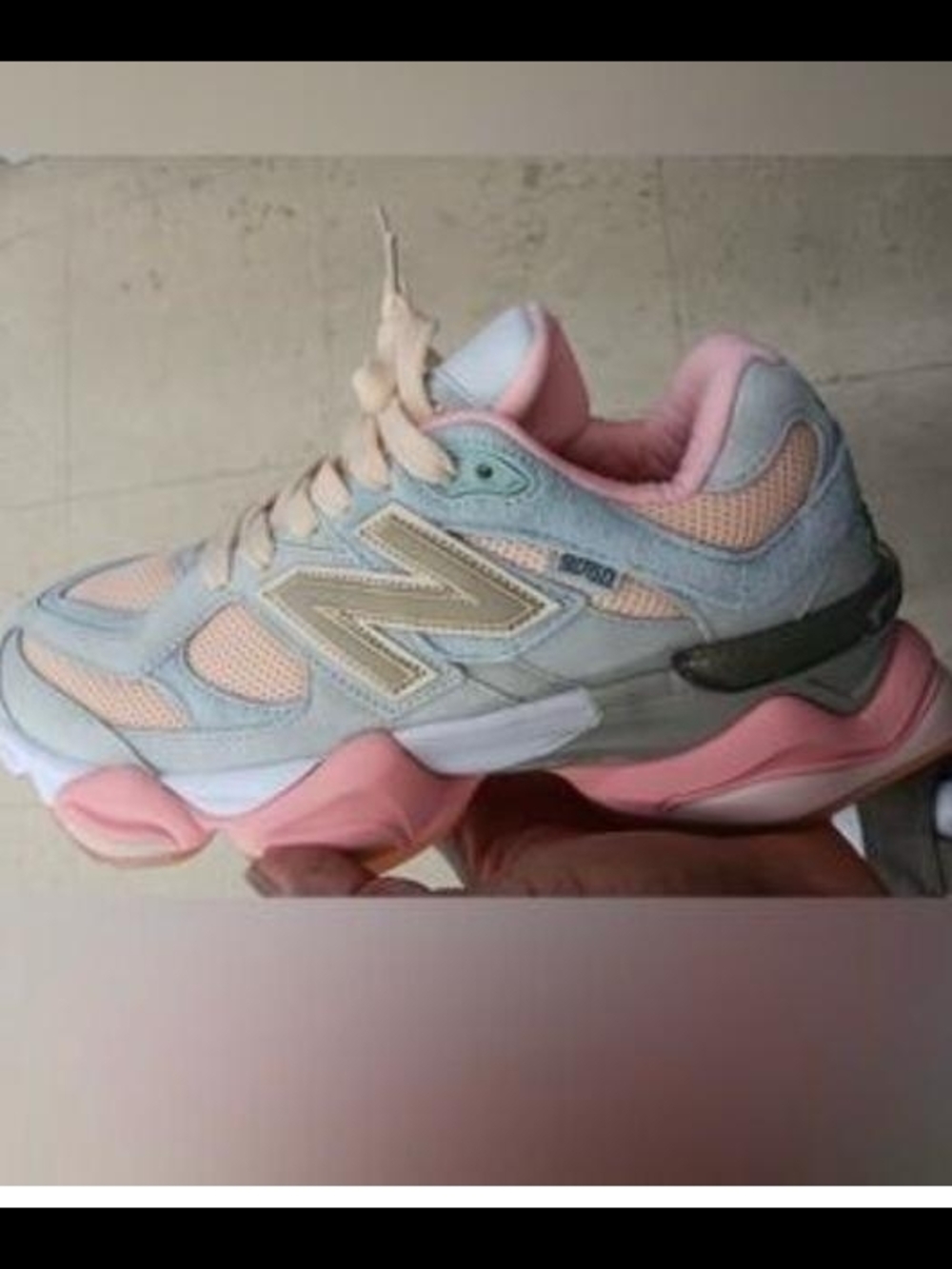 New Balance Women’s Pink, Light Blue and Peach Fashion Sneakers